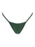 Green bikini bottom on a white background