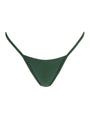 Green bikini bottom on a white background