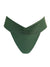 Green swimsuit bottom on a white background